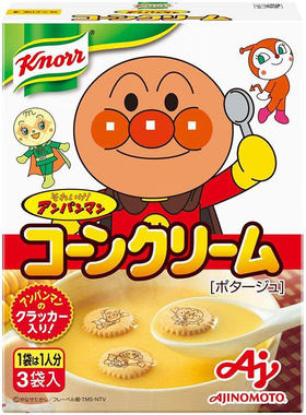 日本味之素面包超人儿童玉米浓汤