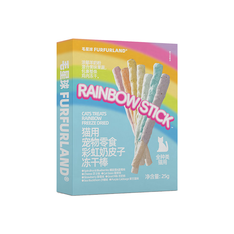 毛星球猫咪羊奶冻干磨牙棒