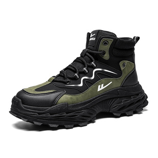 回力马丁靴男款冬季加绒棉鞋美式复古户外登山运动防滑厚底工装靴