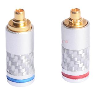 新款碳钎 Shure se215 se315 se535 Se846 镀金耳机插针插头3.8孔