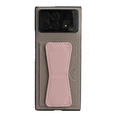 小米fold3真皮防摔支架卡插指套