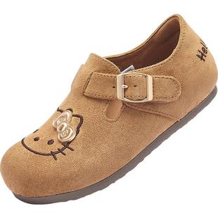 【三丽鸥IP】巴拉巴拉童鞋女童公主鞋复古勃肯鞋2025春秋新款鞋子