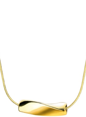 小张的故事S925纯银女锁骨短项链