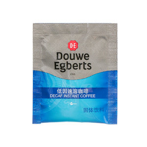 de帝怡低因速溶咖啡纯黑咖啡粉