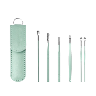 挖耳勺不锈钢掏耳勺套装老式耳耙子朵扒钥匙扣便携抠掏耳神器成人