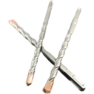 高硬质合金冲击钻头油压钻咀电锤员方柄水泥墙穿墙打孔钻嘴200mm