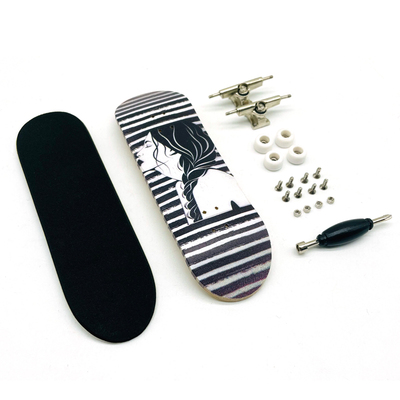 奥龙飞专业手指滑板轴承轮迷你指尖双翘板儿童创意玩具礼物定制