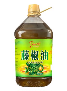 藤椒油商用麻油5L批发四川特产特麻特香香料烹饪调味食用花椒整箱