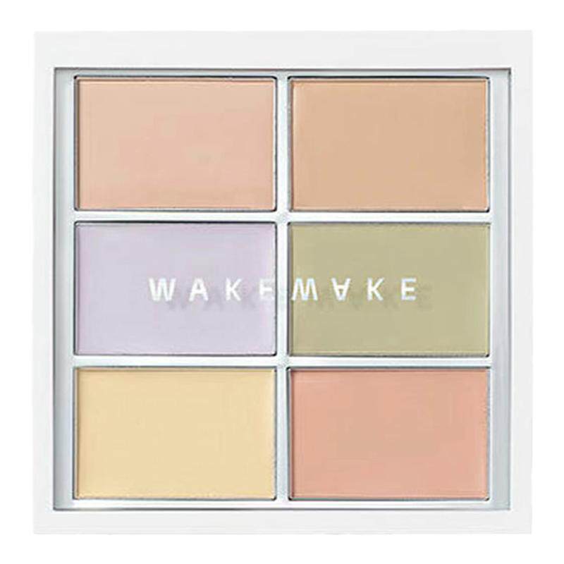 wakemake6色遮瑕盘遮瑕膏