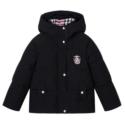 富罗迷女童羽绒服2025冬季新款洋气短款保暖加厚青少年宝宝羽绒衣