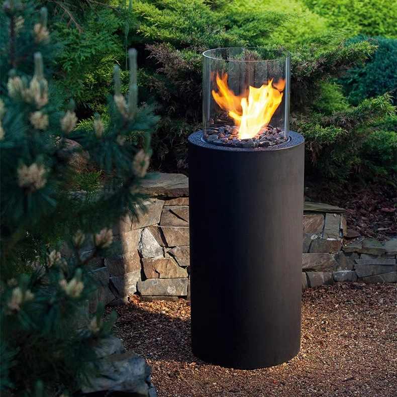 户外景观燃气酒精取暖真火壁炉桌民宿装饰篝火炉花园庭院户外火坑