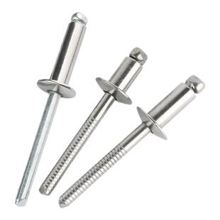 304不锈钢抽芯铆钉开口型铆钉全钢拉铆钉圆头拉钉卯钉M2.4-M6.4