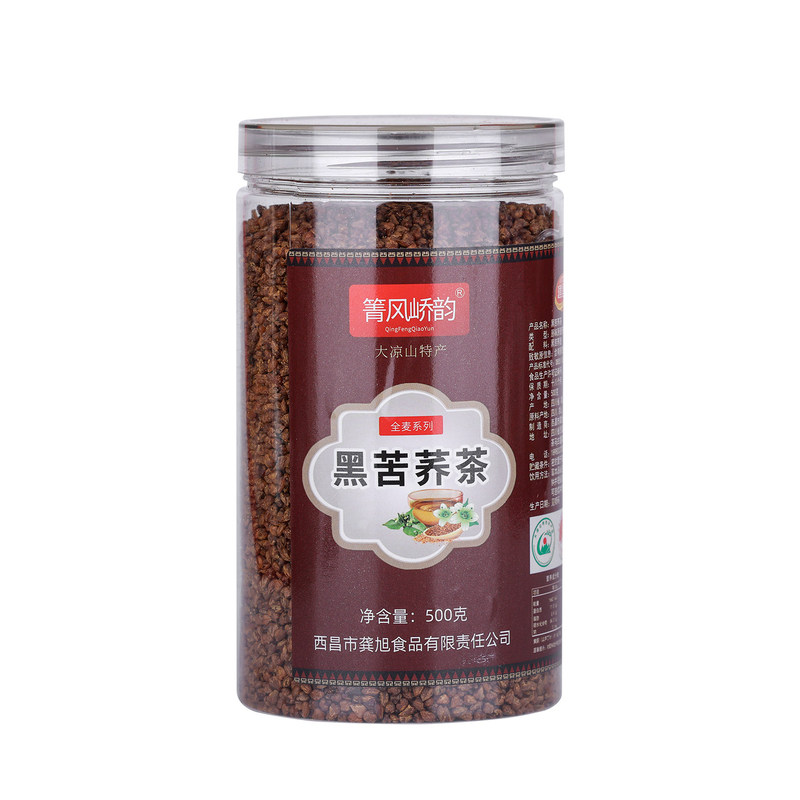 四川西昌箐风峤韵500g瓶黑苦荞茶