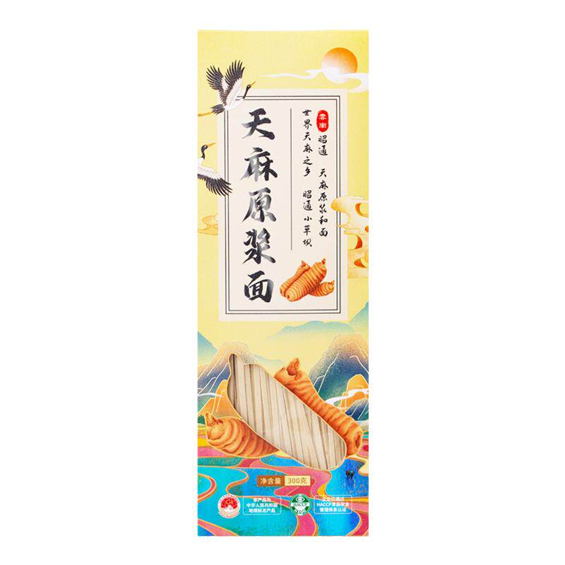 云南昭通小草坝天麻面条