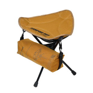 户外折叠椅子便携式钓鱼凳露营旋转马扎摩旅骑行超小板凳火车高铁