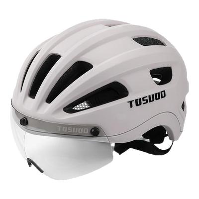 塔斯队长骑行头盔风镜变色