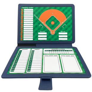 棒垒球战术板折叠双面印刷磁吸阵容演练比赛教练指挥板可写可擦
