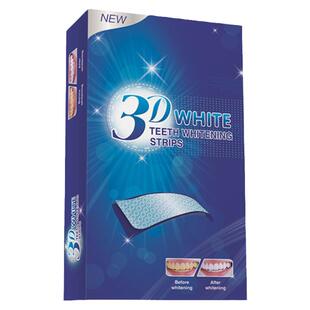 3D炫白美白牙贴美白去黄洁白亮白佳渍牙齿非速效黄牙美版洁士贴片