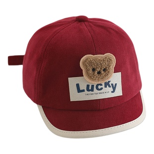 宝宝帽子春秋季防风可爱鸭舌帽婴幼儿童出游秋冬款韩系遮阳棒球帽