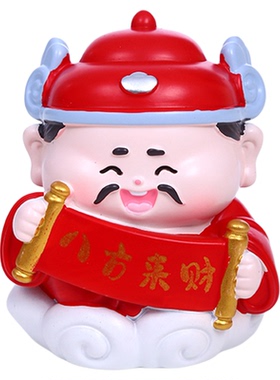 办公室工位招财摆件神仙贡品全套