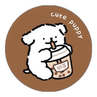 创意小狗车载杯垫通用皮革水杯垫车杯垫可爱汽车内饰用品车内装饰