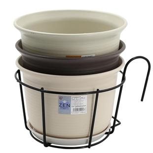 铁艺花架阳台花盆架悬挂栏杆花盆挂架花盆挂钩悬挂花架爱丽丝花盆