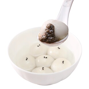 楼茂记宁波汤圆猪油黑芝麻馅大黄米汤圆冬至元宵甜品点心速冻水煮