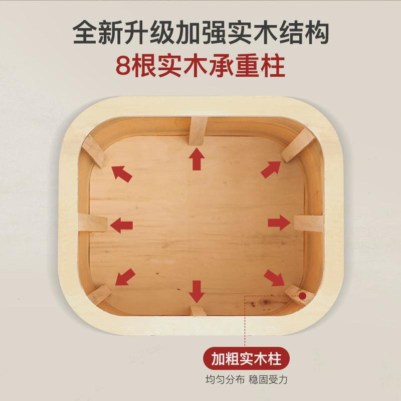 藤编多功能实木收纳凳子客厅可坐储物编织小矮凳家用门口穿换鞋凳