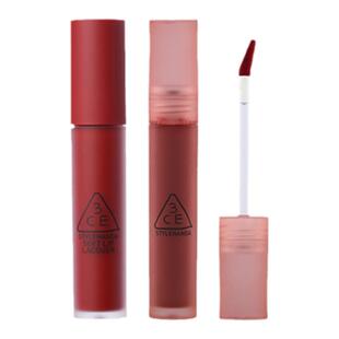 新色3CE唇釉水雾laydown丝绒雾面哑光镜面水光口红taupe官方正品