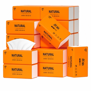 30大包400张纸巾抽纸家用餐巾纸卫生擦手纸面巾纸整箱批发实惠装