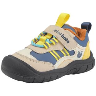 迷你巴拉巴拉防滑耐磨儿童运动鞋2025冬季新款男女童加绒保暖鞋子