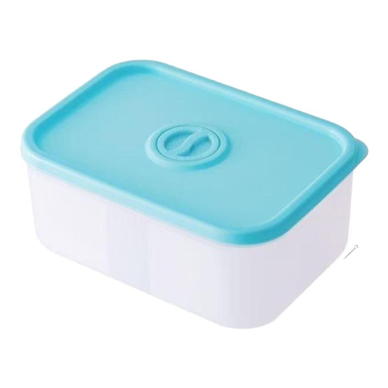 【冲量价抢】长方形饭盒计时保鲜盒蔬菜便当盒冰箱冷冻分装盒批发