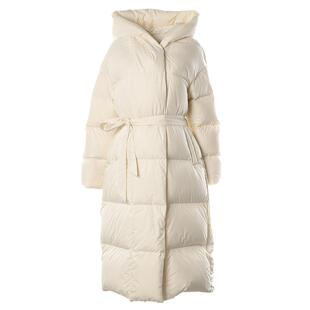 DPLAY【90鸭绒】2025年冬季新白色长羽绒服女好看加厚外套