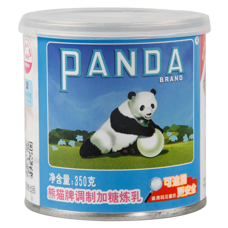 熊猫牌炼乳350g调制甜练奶家用蛋挞蛋糕饼干牛奶面包烘焙奶茶原料