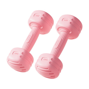 哑铃女士健身家用器材瘦肚子杠铃壶铃儿童青少年包胶女哑铃初学者