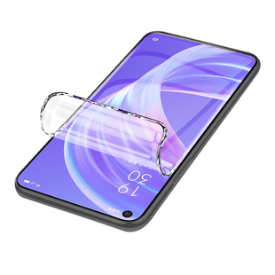 适用oppoa72手机贴膜A72全包边抗蓝光oppoA72水凝膜防指纹OPPOA72钢化膜PDYT20全屏全覆盖保护 a72软膜无白边
