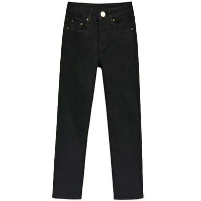 新款修身显瘦直筒牛仔裤女