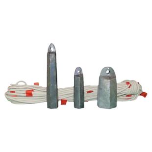 船用测深锤铅锤30米50米测深绳2345公斤测深手锤吊锤测量绳刻度绳