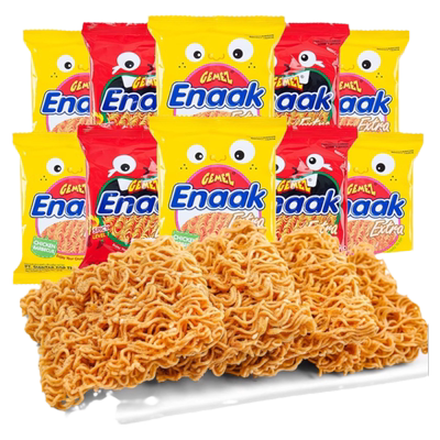 印尼进口Gemez小鸡面干脆面点心面30g袋装网红干吃方便面休闲零食