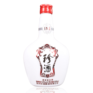 珍酒 大元帅红帅53度500ml*6瓶整箱装裸瓶口粮酱酒贵州酱香型白酒