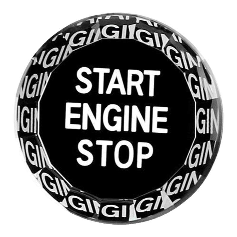 宝马ix3i3专用一键启动水晶按键贴替换安装内饰用品全新按钮改装