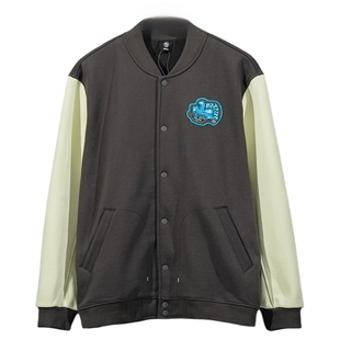 李宁反伍棒球服男26秋季款薄绒宽松拼色夹克百搭运动外套AJDU007