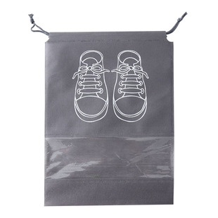 鞋子收纳袋防尘防潮抽绳束口袋学生宿舍整理鞋袋出门旅行自封袋子