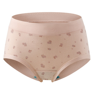 ab内衣【2条装】女士平脚内裤弹力棉抗菌中高腰女短裤旗舰店1128