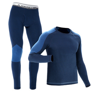 52025石墨烯男士保暖内衣女士加厚加绒冬加贴发热 可外穿磨毛圆领