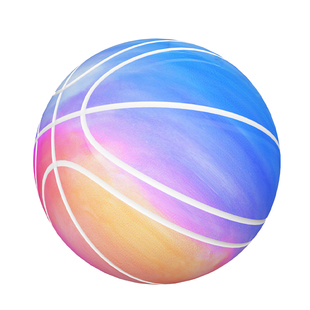 静音篮球室内静音球无声不掉渣蓝球专用布套海绵拍拍球儿童小学生