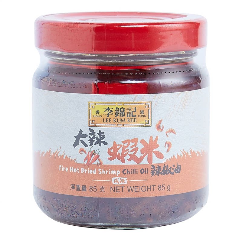 李锦记大辣虾米辣椒油85克装咸香辛辣增香爆炒调味煮排骨炒面炒饭