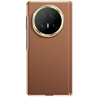 【磁吸升级】适用华为荣耀magicv5手机壳新款中轴铰链保护套honor真皮高端折叠屏外壳v5镜头全包防摔超薄前壳