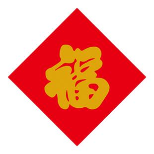 新年大门贴福字贴纸 乔迁新屋入住开张喜庆装饰墙贴金色自粘PVC