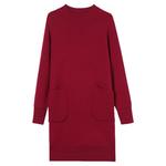 半高领羊绒毛衣加绒加厚中长款上衣女遮屁股洋气冬季一体绒打底衫